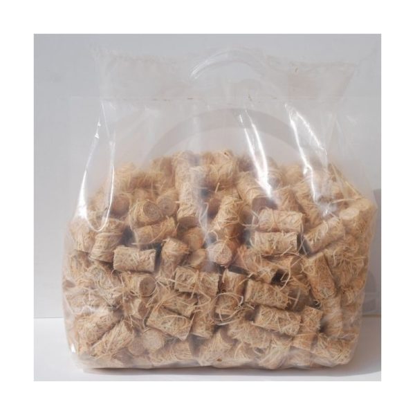 100% natürliche Anzündtüte aus Holzwolle 12,5kg (950 St.)