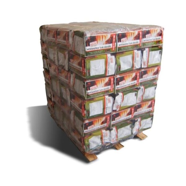 Palette verdichtetes Scheitholz