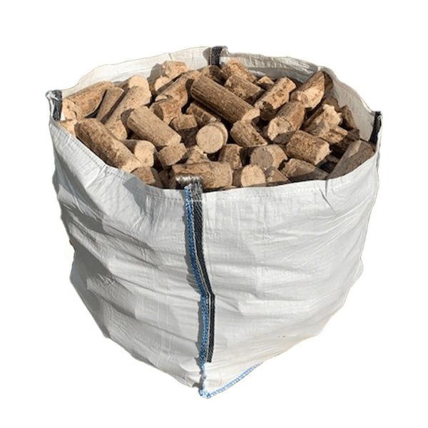 Big Bag mit Holzbriketts